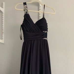 Navy Blue Semi Formal Dress